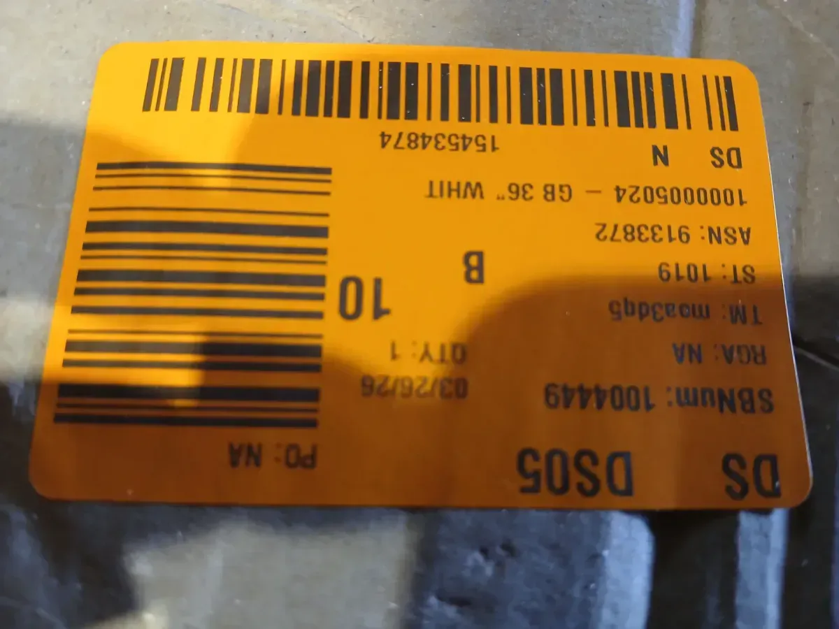 37 in. Single Sink White Bath Vanity with Cultured scratched across Marble Top (Assembled) - image 8