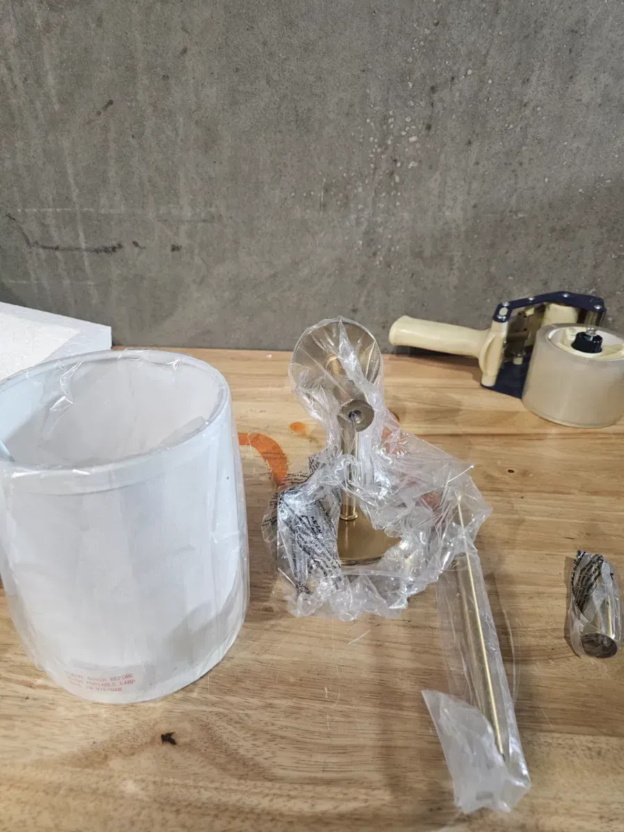 5 in. W x 20 in. H 1-Light Natural Brass Wall Sconce with White Fabric Shade - image 2