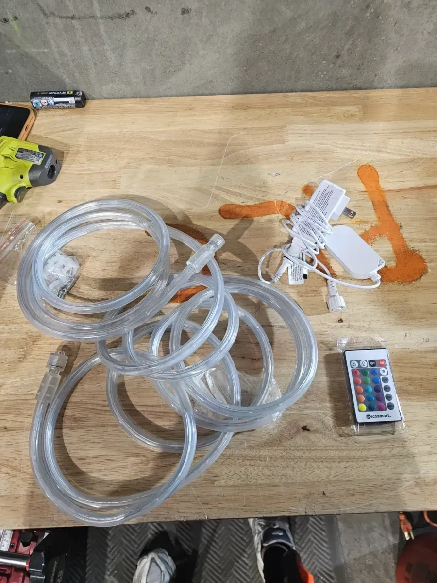 16.4 ft. RGB Color Changing Dimmable Linkable Plug-In LED Outdoor Rope Light with Remote Control - image 2