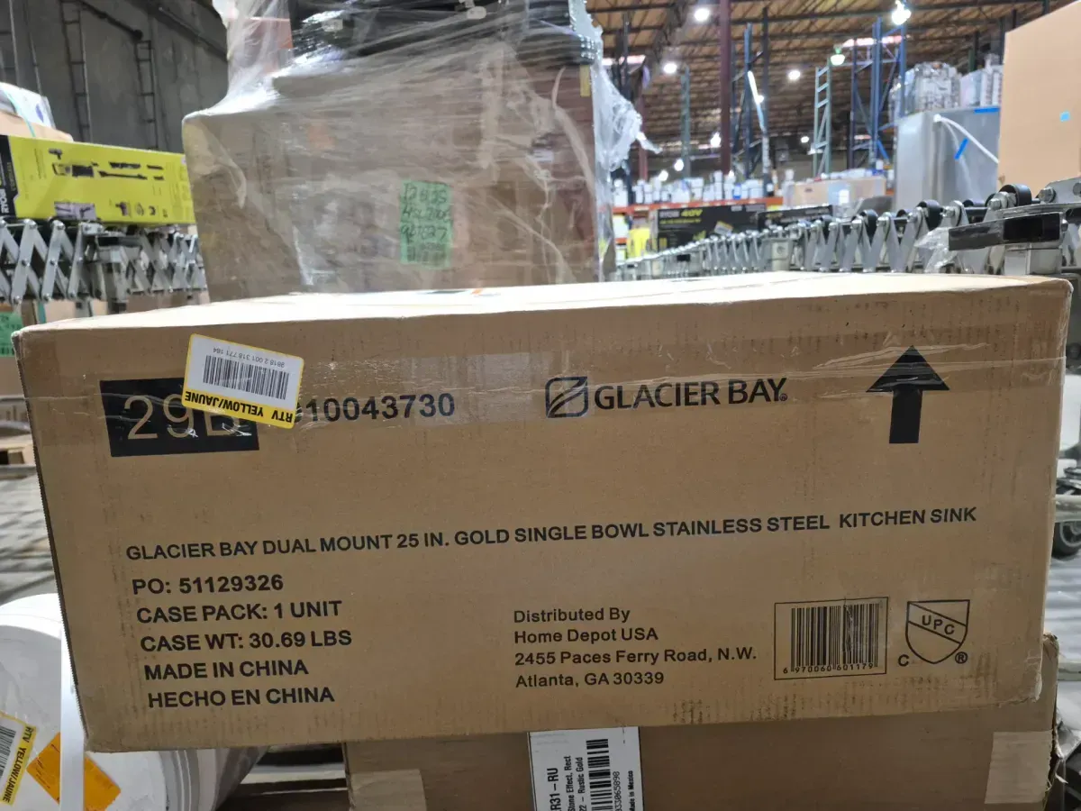 25 in. Drop-In Single Bowl 18-Gauge Gold Stainless Steel Kitchen Sink with Accessories - image 2