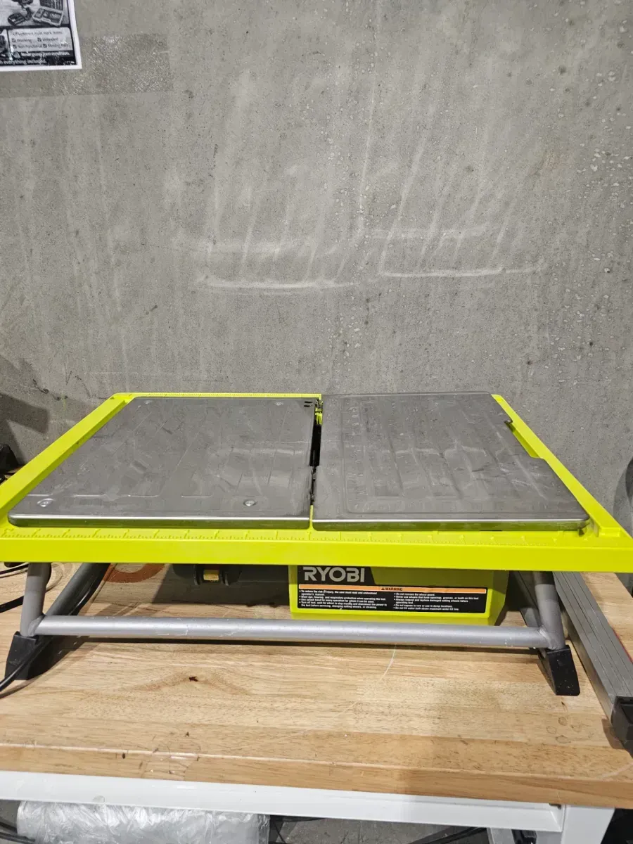RYOBI 4.8 -Amps 7 in. Blade Corded Tabletop Wet Tile Saw - image 3