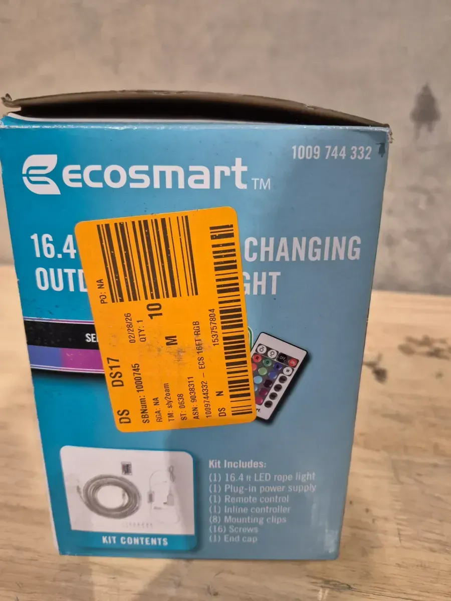 16.4 ft. RGB Color Changing Dimmable Linkable Plug-In LED Outdoor Rope Light with Remote Control - image 3