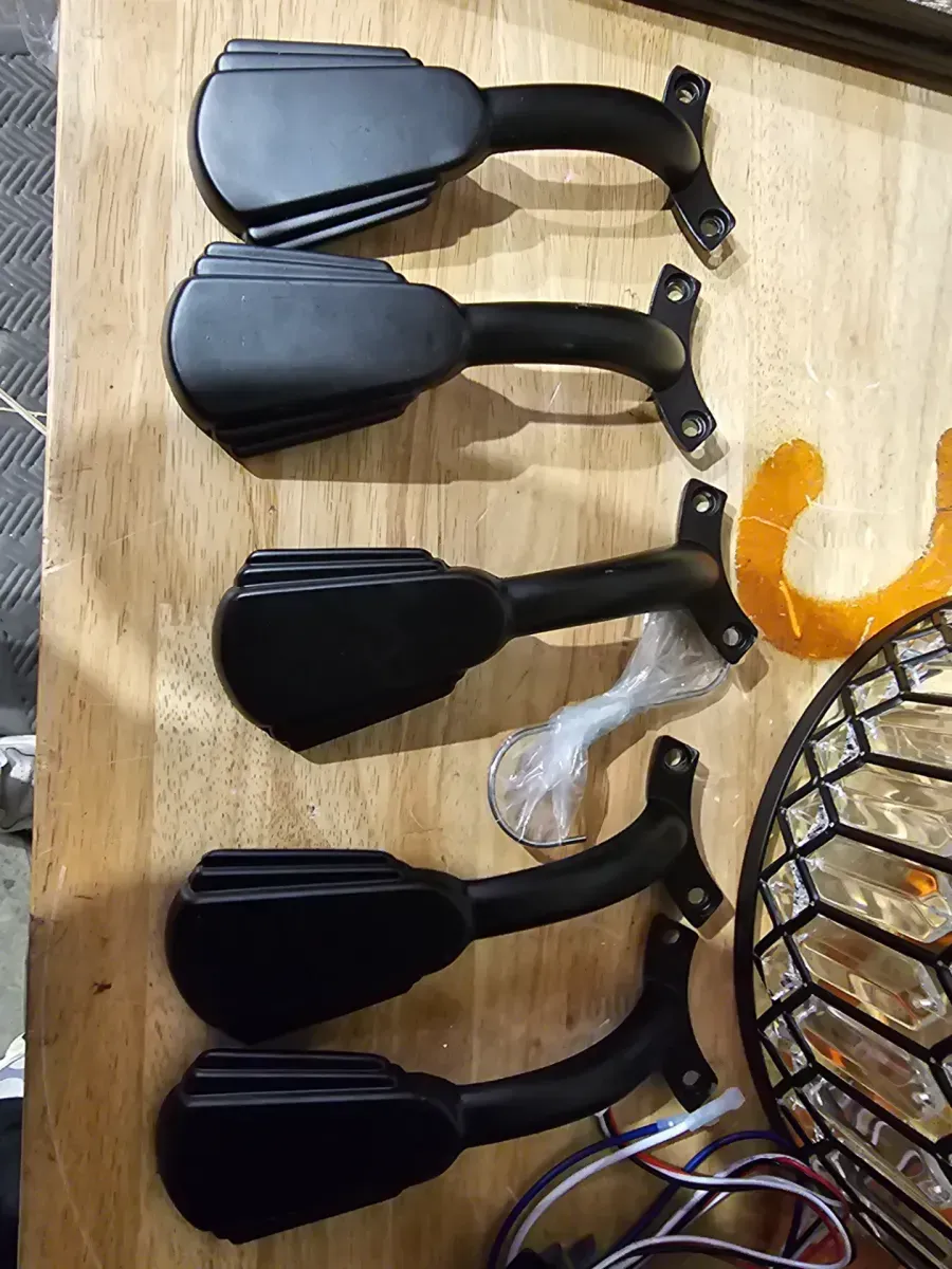 56 in. Smart Indoor Black Flush Mount Farmhouse Chandelier 6-Speeds Ceiling Fan with Remote Control and Lights - image 5