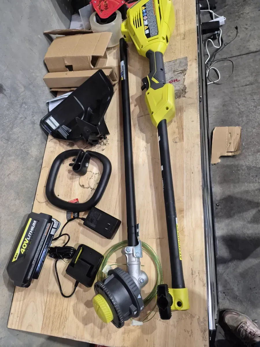 40V 15 in. Cordless String Trimmer with 4.0 Ah Battery and Charger and 0.080 in. x 16 ft. Spiral Line (5-Pack) - image 5