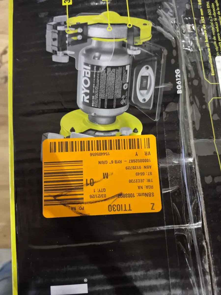 2.1 Amp 6” Grinder with LED lights - image 3