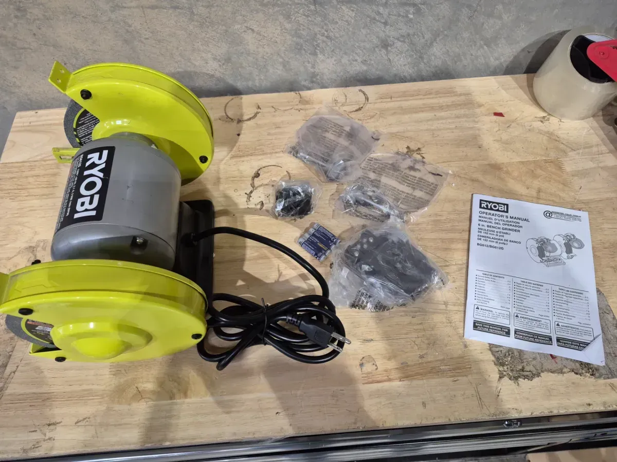 2.1 Amp 6” Grinder with LED lights - image 5