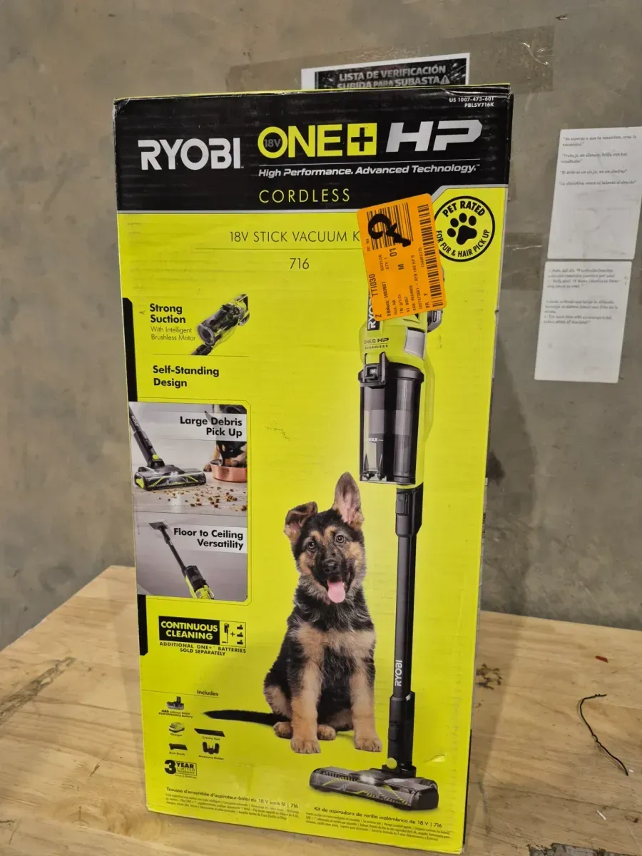 ONE+ HP 18V Cordless Pet Stick Vacuum Cleaner Kit with 4.0 Ah HIGH PERFORMANCE Battery and Charger - image 3