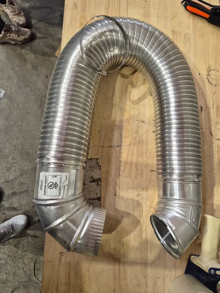 8 ft. Complete Airtight Semi-Rigid Dryer Vent Hook Up Kit for 4 in. Duct - image 5