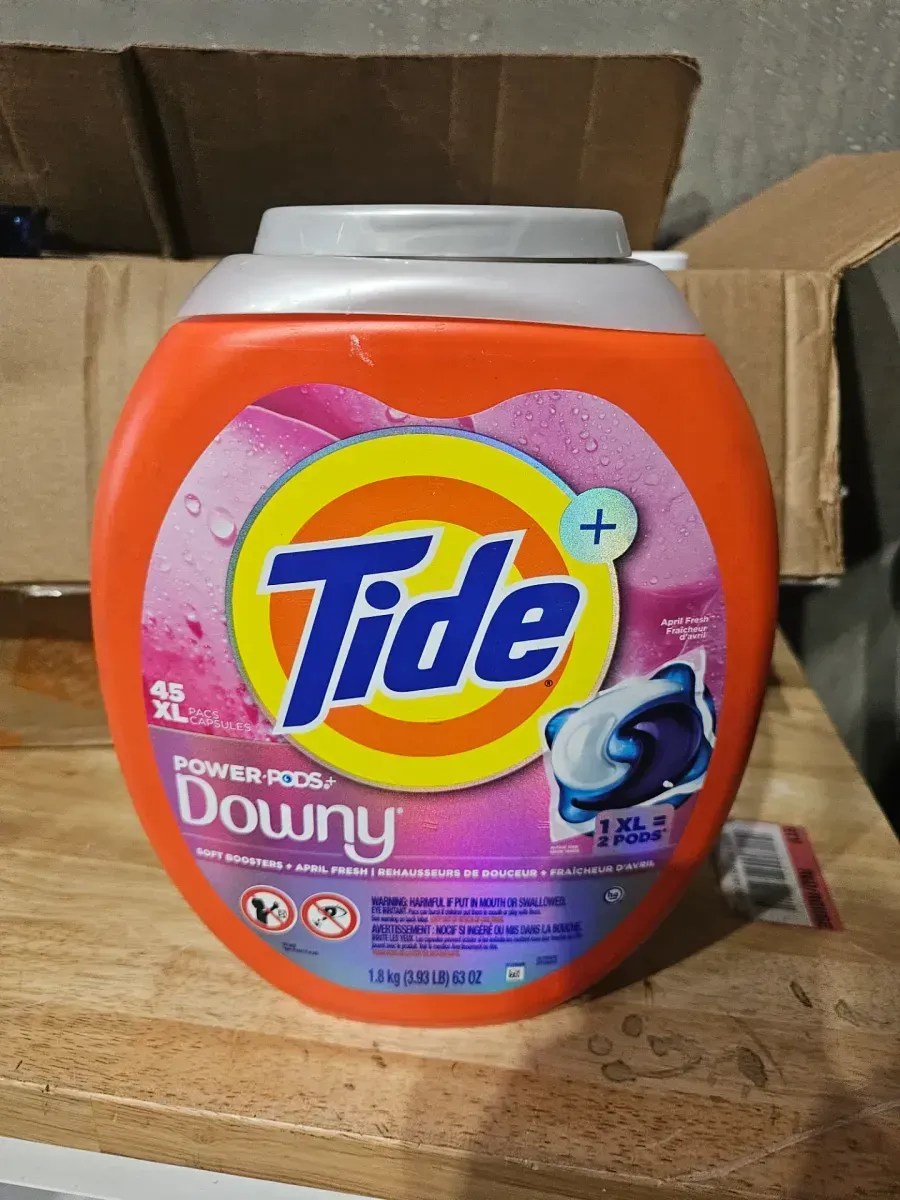 2 in 1 Power Pods with Downy April Fresh Scent Laundry Detergent Pods ,45-Count, 2-Pack - image 3