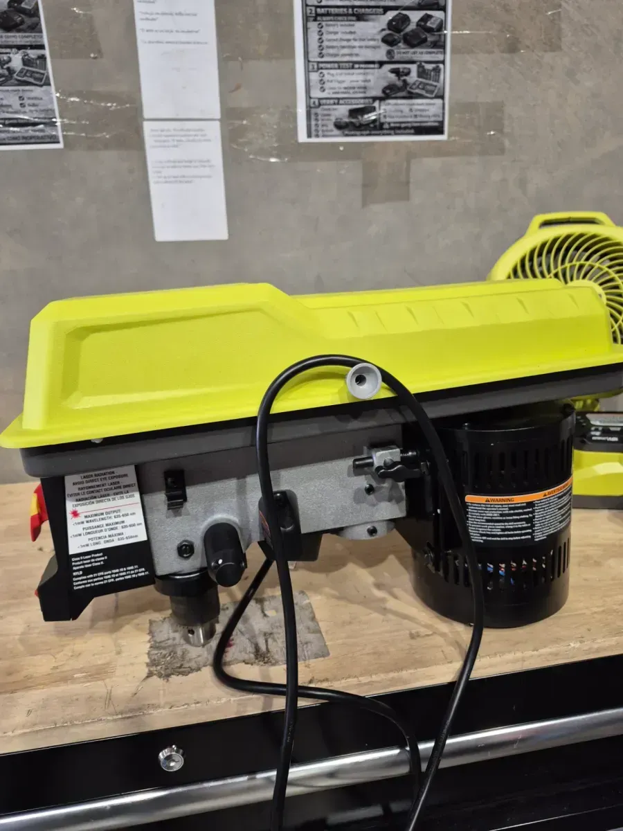 10 in. 5 Speed Drill Press with EXACTLINE Laser Alignment System - image 3