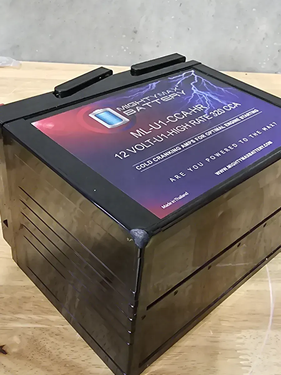 12-Volt U1 320 CCA Rechargable NB Terminal Sealed Lead Acid (SLA) Battery - image 4