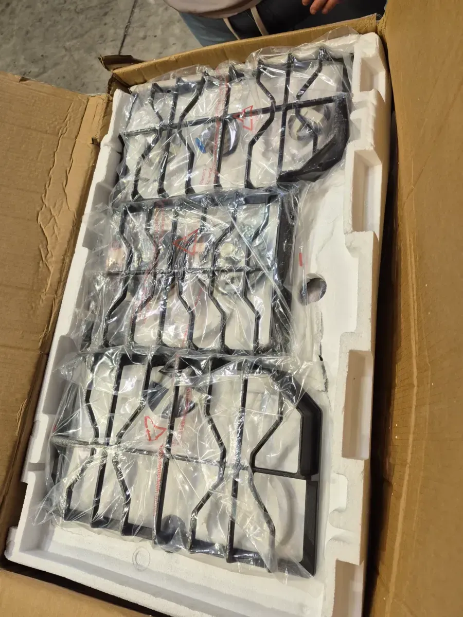 34 in. 5-Burners Recessed Gas Cooktop in Stainless Steel with Gas Cooker Stove Propane Gas/Natural Gas Convertible - image 3