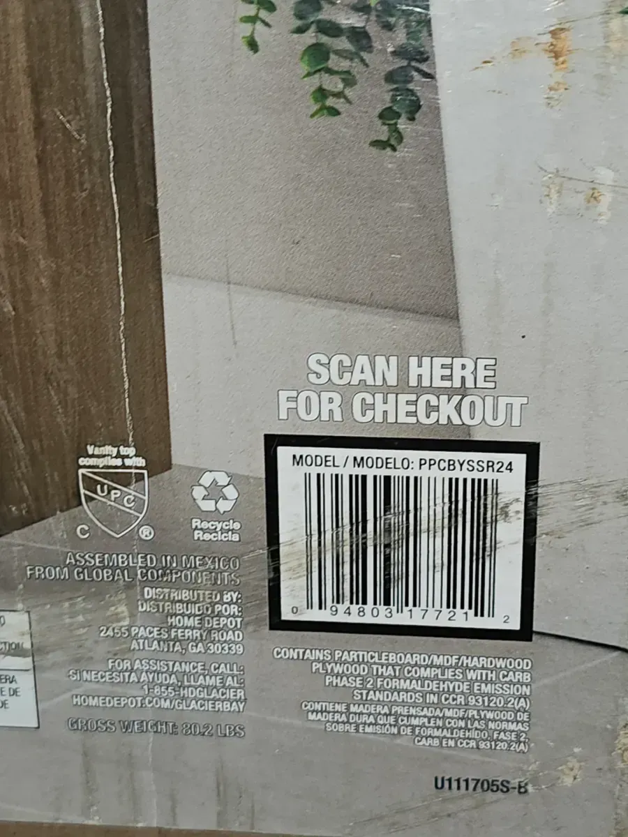 Brindle 24.5 in. W x 16.25 in. D x 33.8 in. H Single Sink Bath Vanity in Sandstone with White Cultured Marble Top - image 8