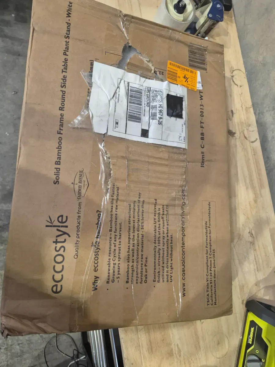 White Tall Display Table - image 2