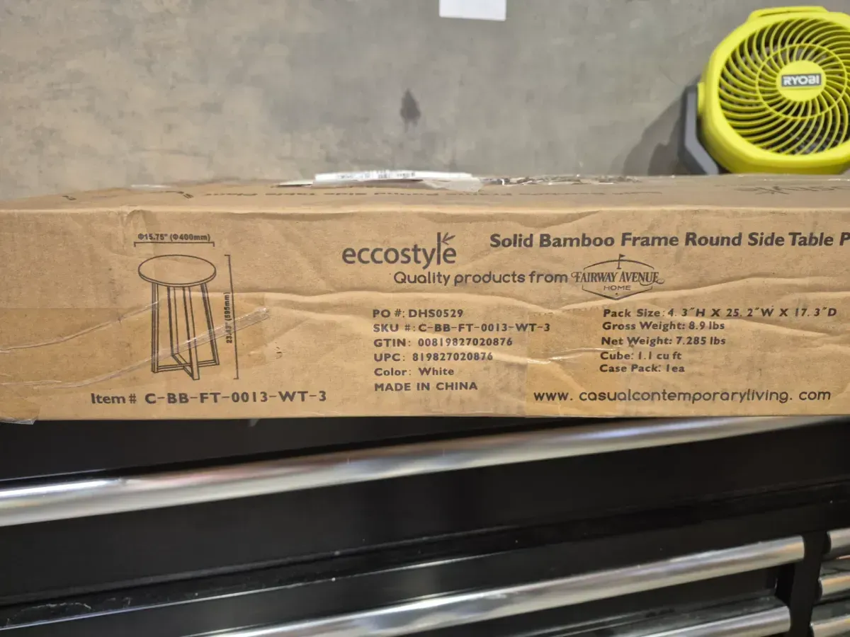 White Tall Display Table - image 3