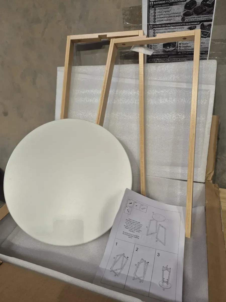 White Tall Display Table - image 6