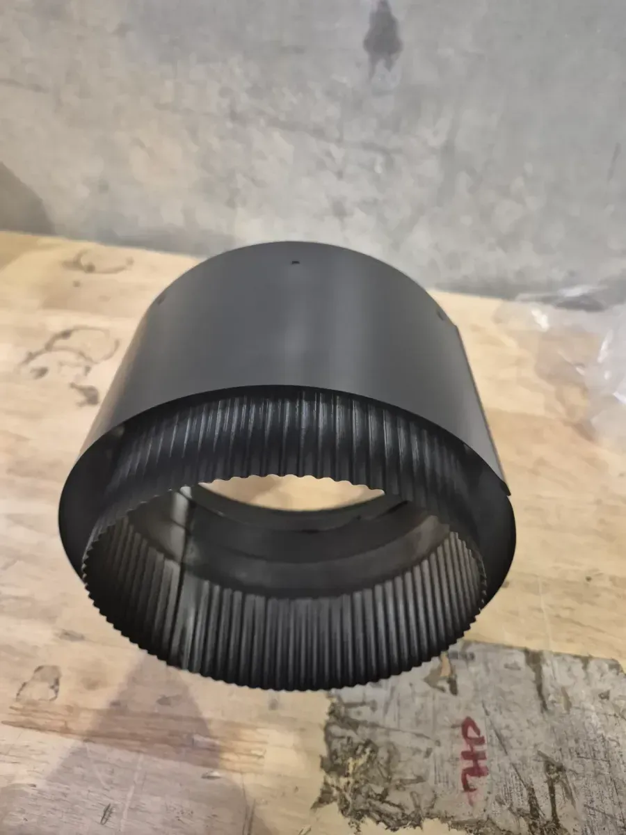 Model DVL Double Wall Stove Pipe 6in. Diameter Stovetop Adapter, No Damper - image 3