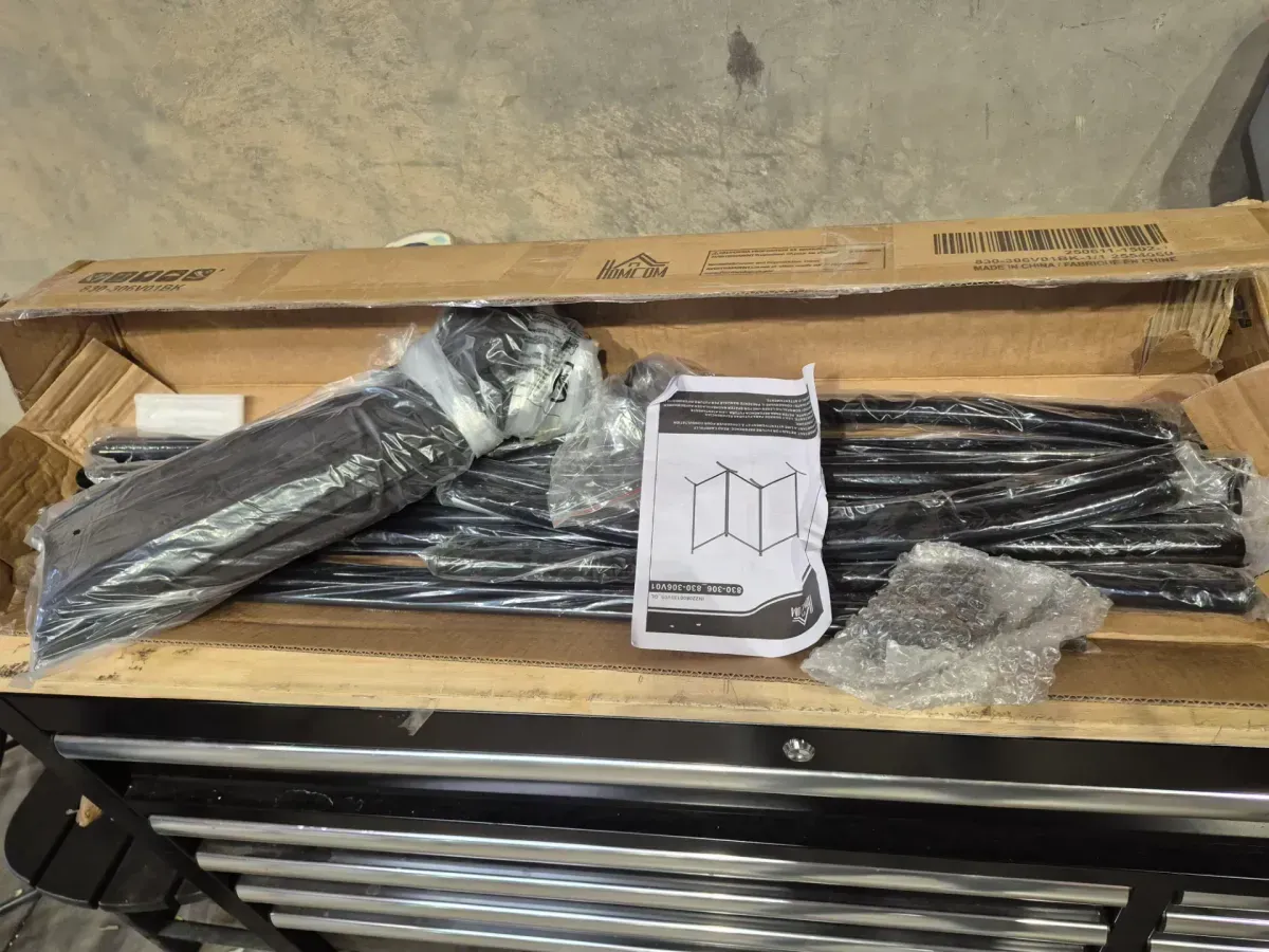 3-Panel Folding Screen Room Divider Privacy Partition Indoor Outdoor - image 3