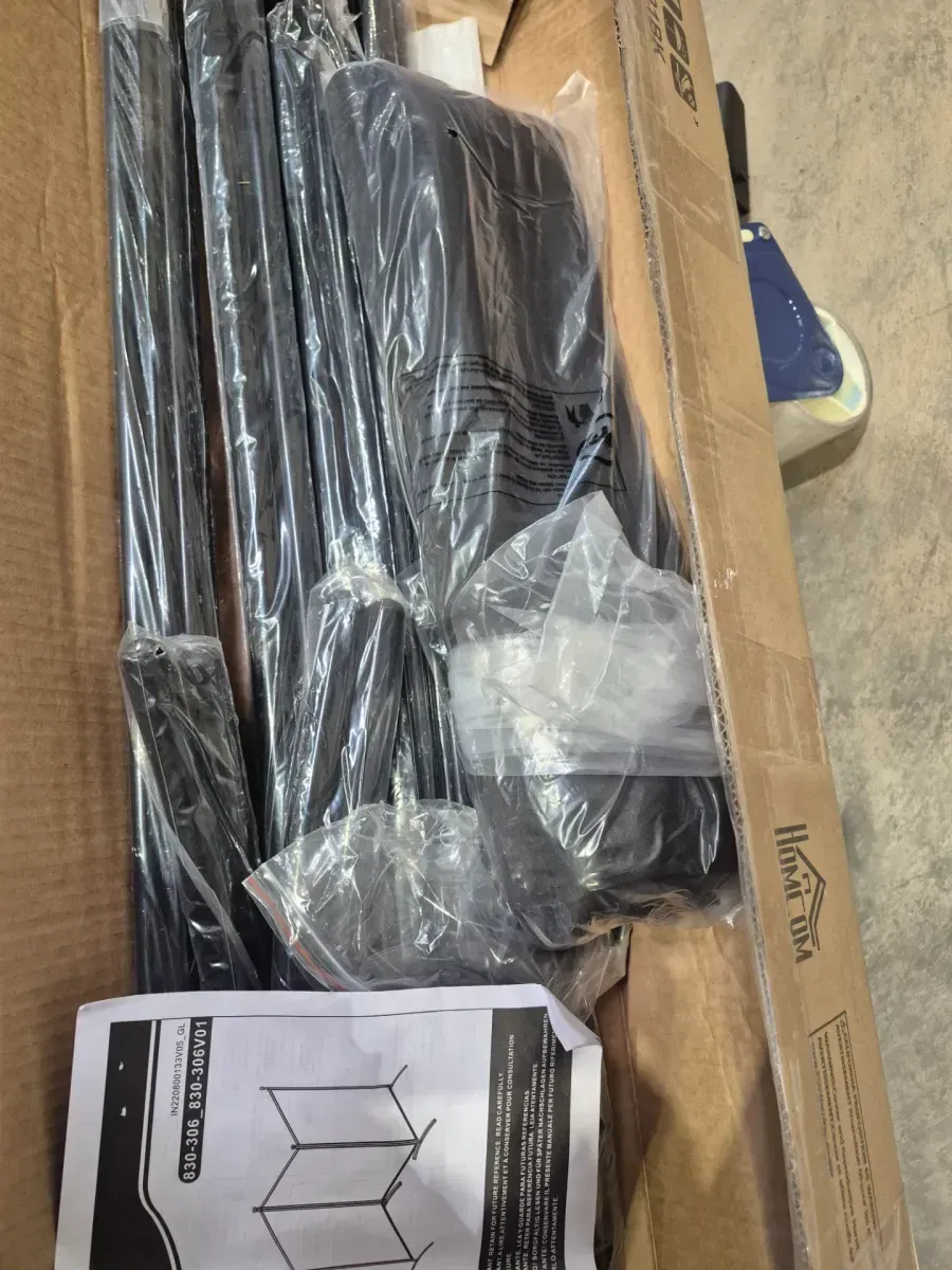 3-Panel Folding Screen Room Divider Privacy Partition Indoor Outdoor - image 4