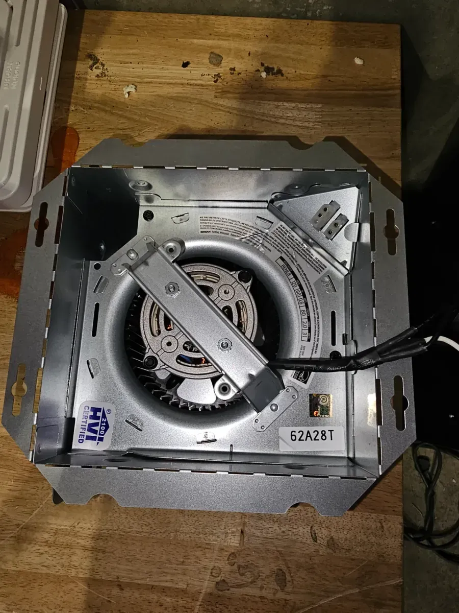 Broan-NuTone Roomside Series, White, 80 CFM, No Cut Roomside Installation with Light, ENERGY STAR, Bathroom Exhaust Fan - image 2