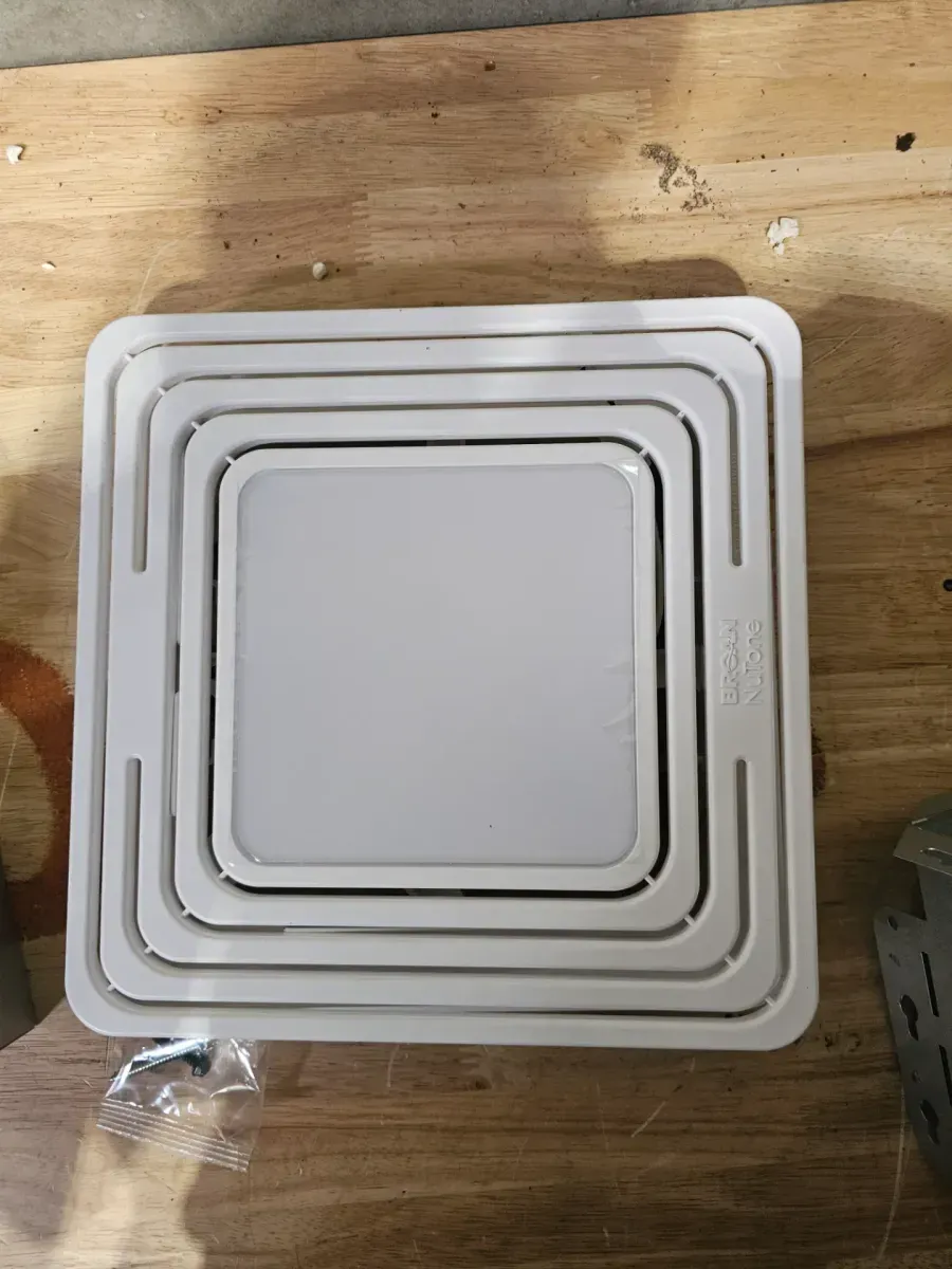 Broan-NuTone Roomside Series, White, 80 CFM, No Cut Roomside Installation with Light, ENERGY STAR, Bathroom Exhaust Fan - image 4