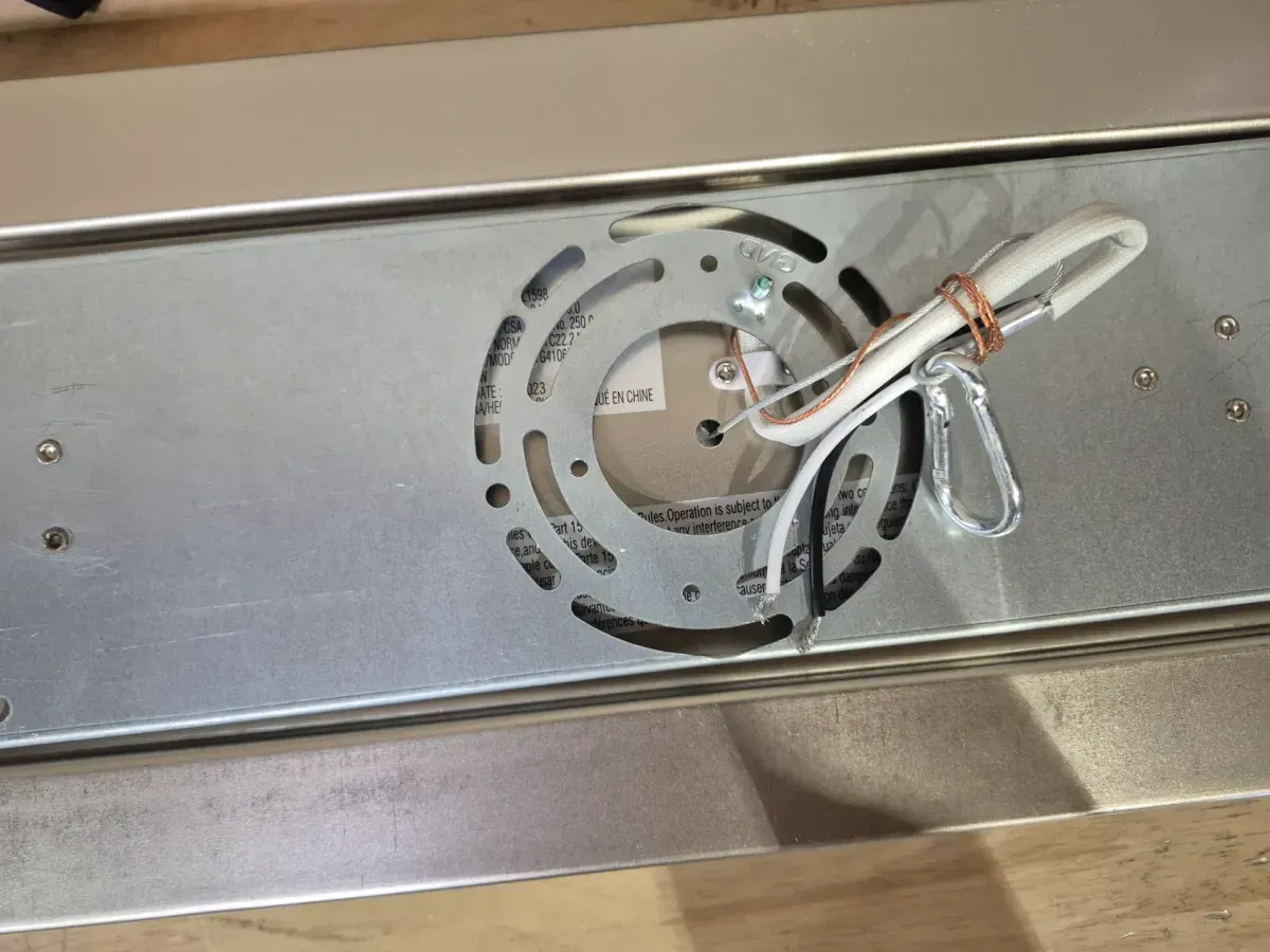 Pivot 32 in. Transitional Brushed Nickel Selectable CCT Integrated LED Flush Mount for Kitchens - image 6