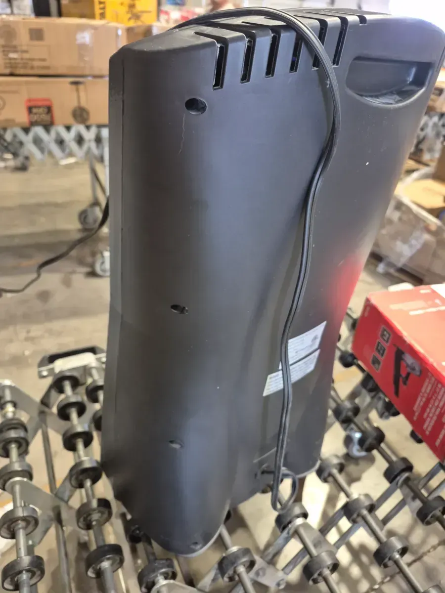 1500-Watt Black Electric Tower Quartz Infrared Space Heater with Thermostat - image 6