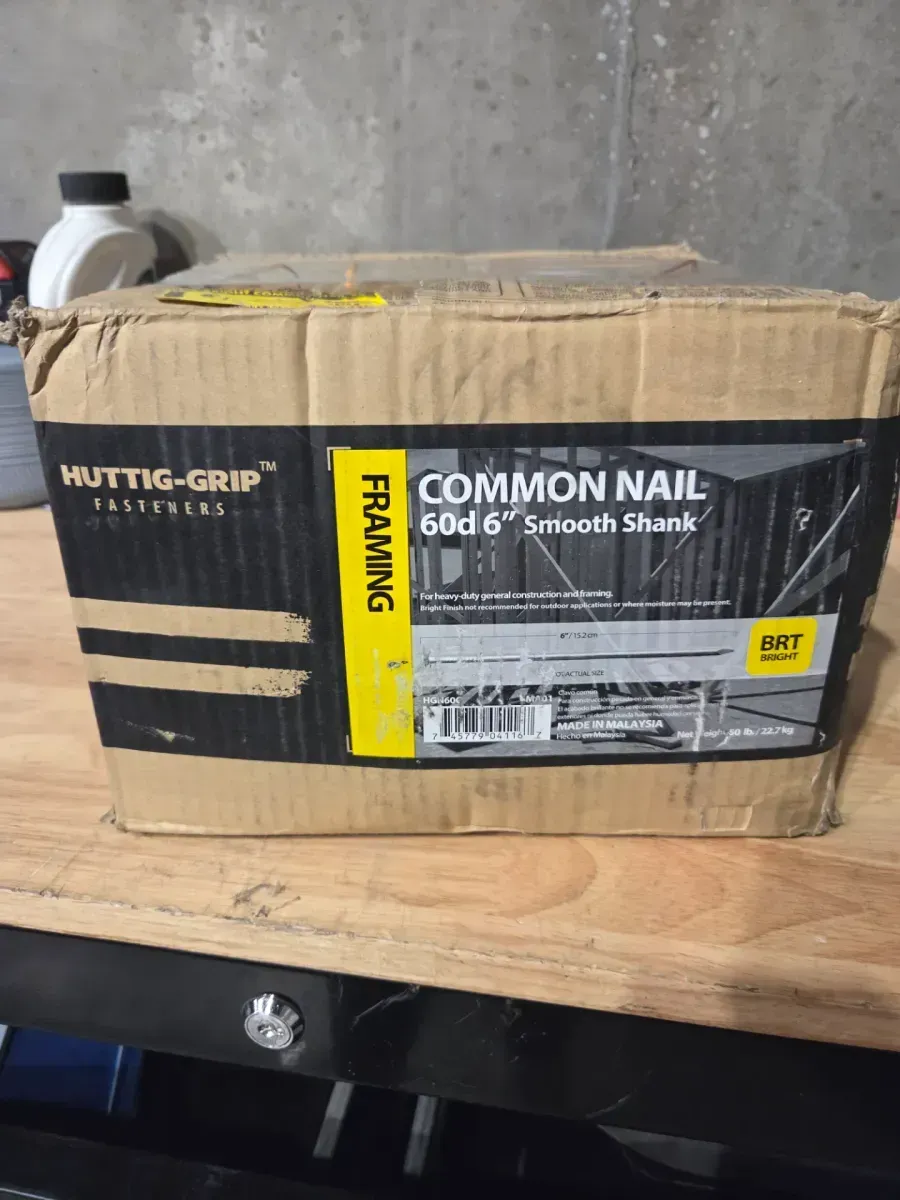 60D (6 in.) Bright Common Nail 50 lbs. Box - image 3
