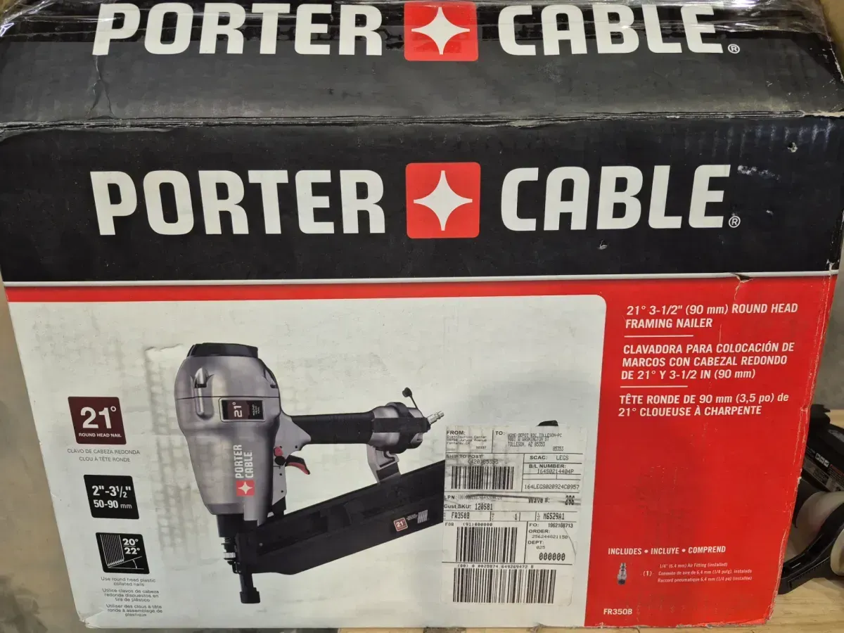 21-Degree 3-1/2 in. Full Round Framing Nailer - image 4