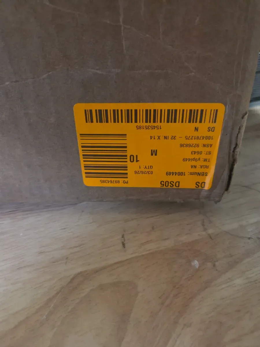 32 in. x 14 in. Rectangular White PVC Paintable Gable Louver Vent Functional - image 4