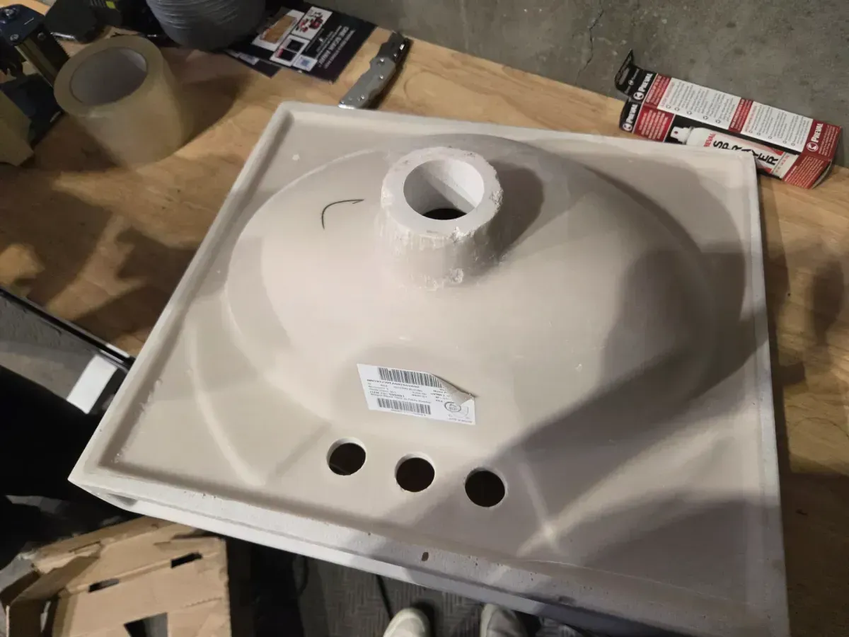 Glacier Bay Fernhill 24.5 in. Single Sink Freestanding Sage Bath Vanity with White Cultured Marble Top (Assembled) - image 5