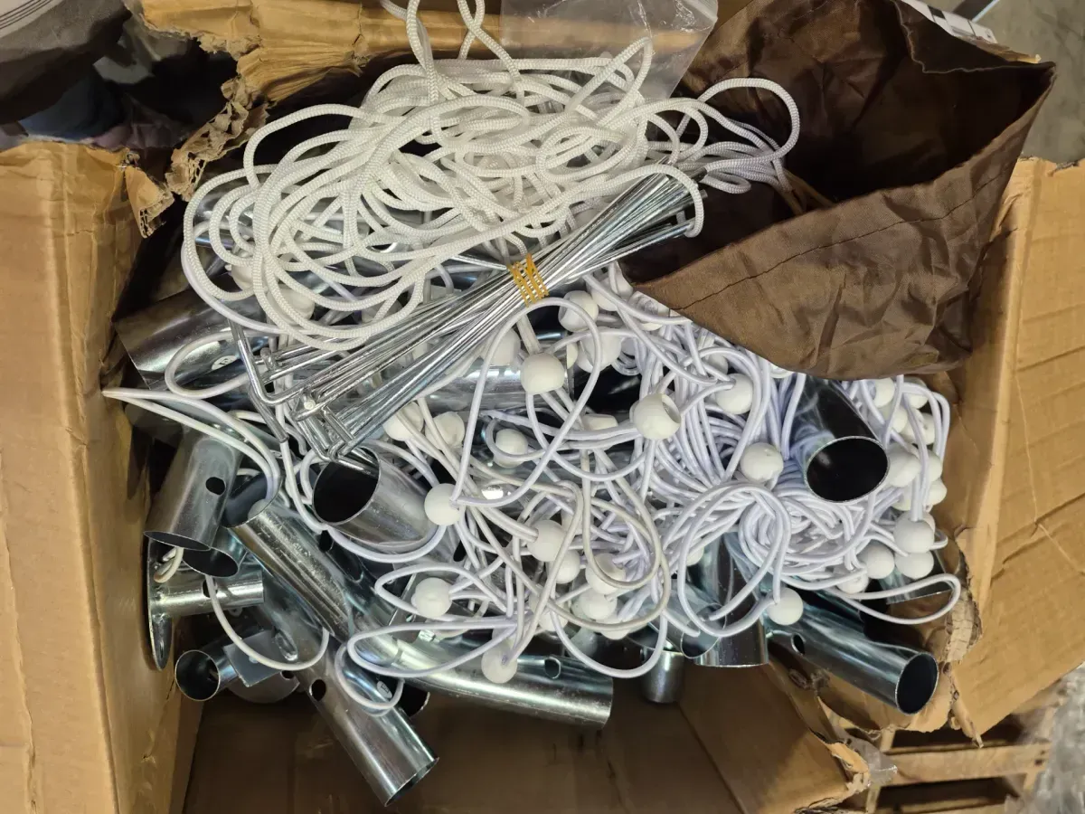 32 ft. x 20 ft. Large Outdoor Canopy Party Tent with Removable Protective Sidewalls and Versatile Uses, White - image 2