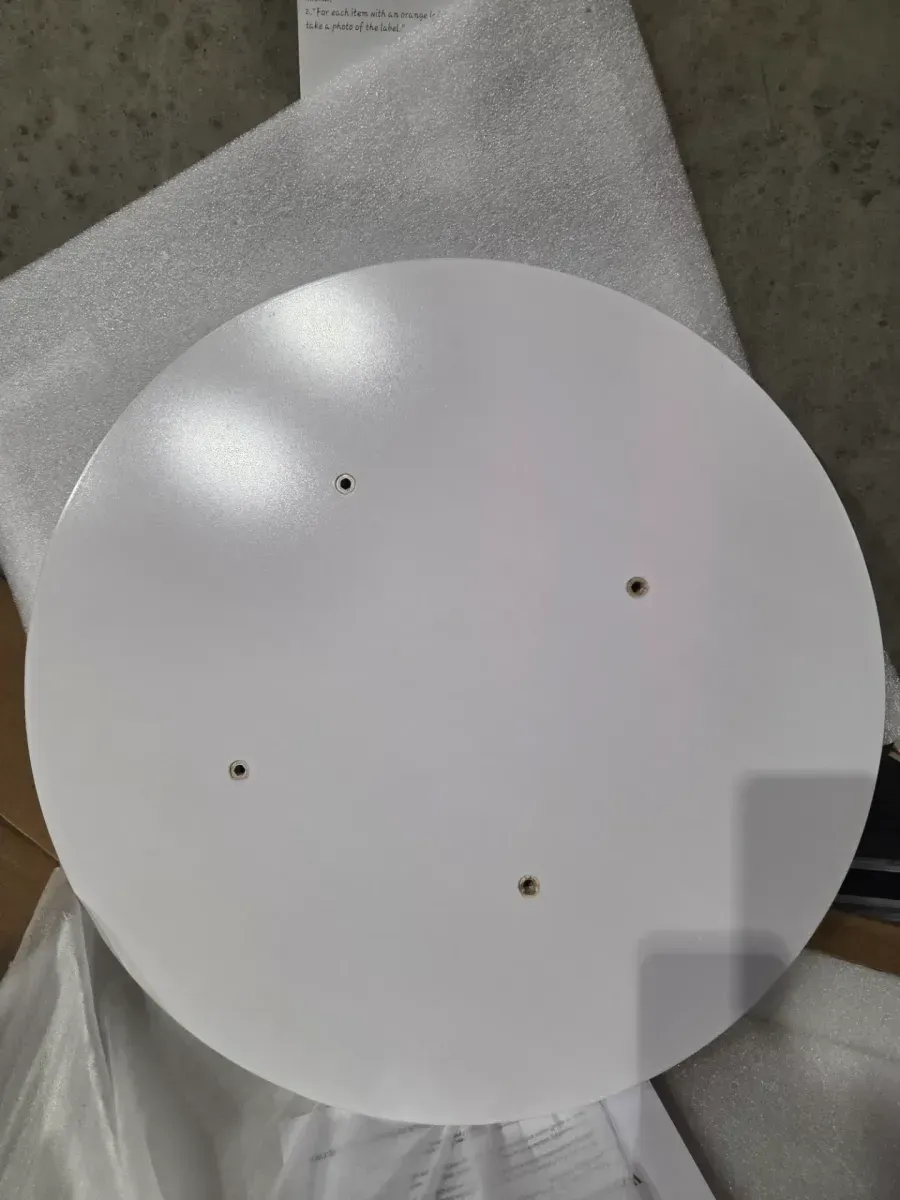 White Tall Display Table - image 3