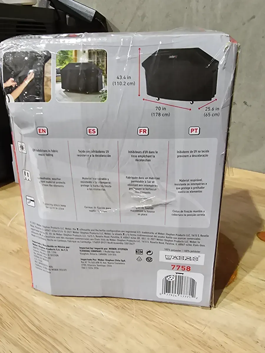 Weber 7758 Premium Grill Cover for Genesis 400 Series Gas Grills - image 3