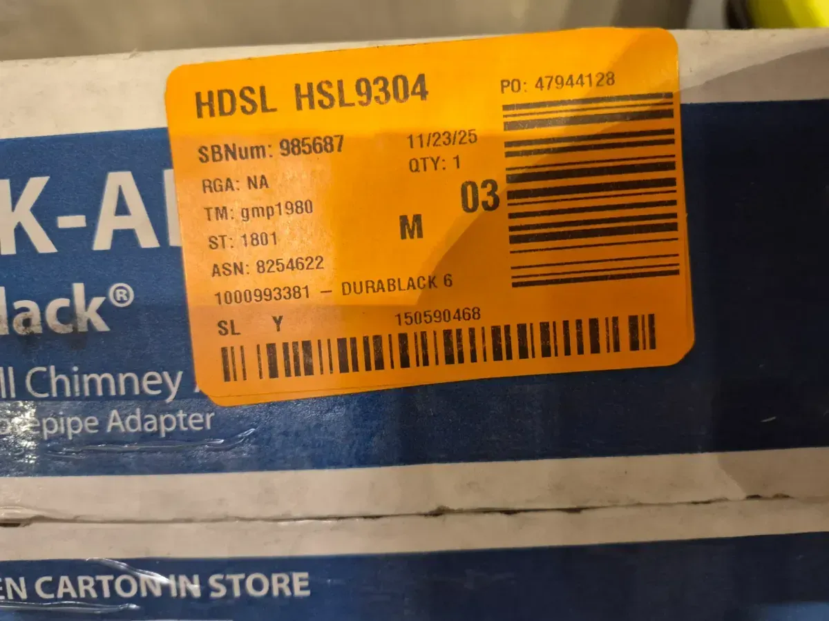 DuraBlack Stove Pipe 6in. Diameter Snap-Lock Adapter w/ Trim - image 3