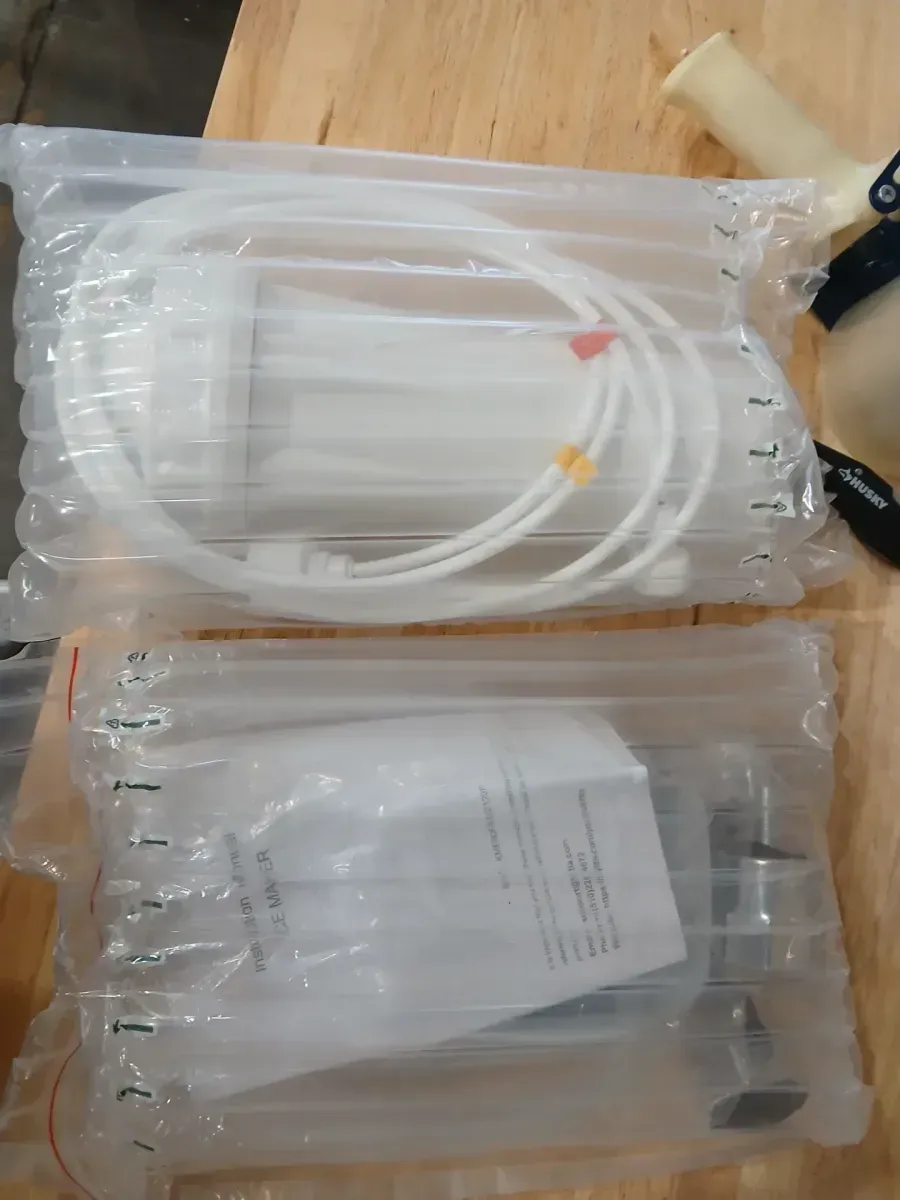 24 in. 300 lbs. Per Day Ice Maker in Silver 7,800 + Ice Cube Daily with Internal Blue LED Lighting and Adjustable Height - image 3