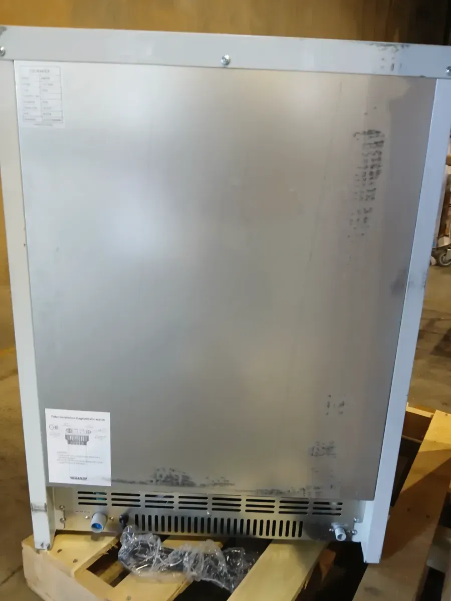 24 in. 300 lbs. Per Day Ice Maker in Silver 7,800 + Ice Cube Daily with Internal Blue LED Lighting and Adjustable Height - image 4