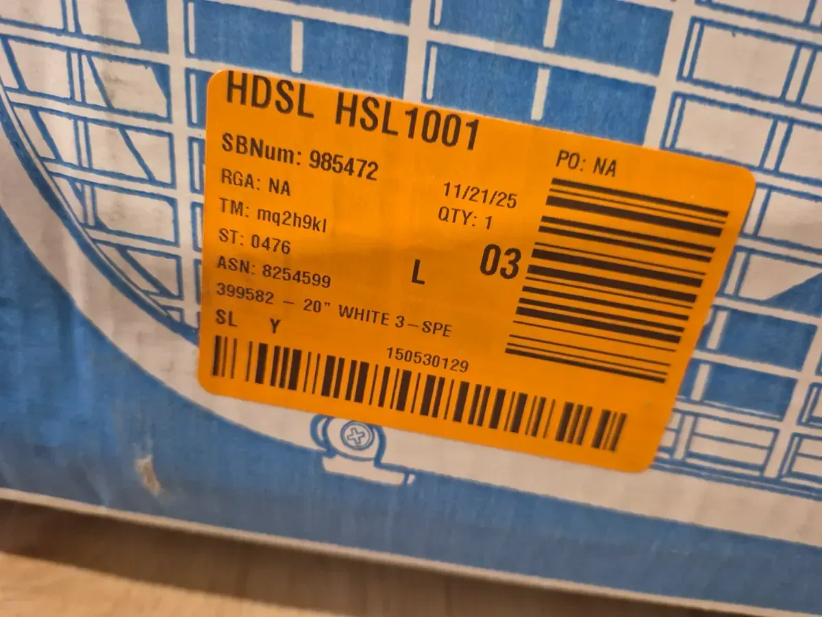 Lasko 20 in. 3 Speed Air Circulating Box Fan for Home in White with Save Smart Technology, 1820 CFM and Carry Handle - image 4