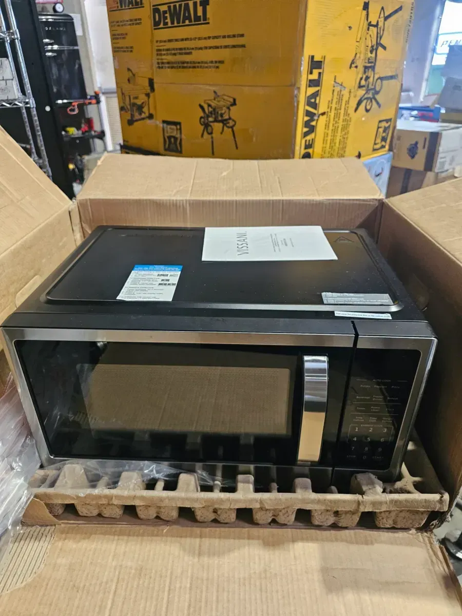 21 in. 1.1 cu. ft. 1000-Watt Countertop Microwave Oven in Fingerprint Resistant Stainless Steel and Bar handle - image 5