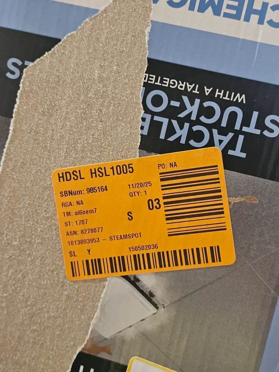 SteamSpot Corded Steam Mop with Steam Blaster for Hard Floors in White with XL Removable Tank, Washable Pads, S2001 - image 5