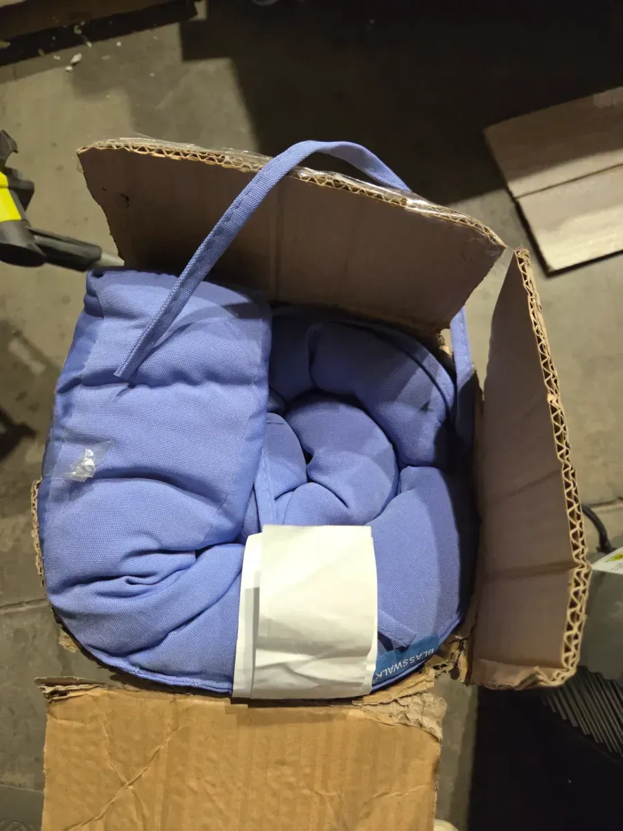 L40"xW20"xH4"Outdoor Chair Cushion Tufted Outdoor Cushion Seat & Back Floral Patio Furniture Cushion w/Tie in Gre - image 3