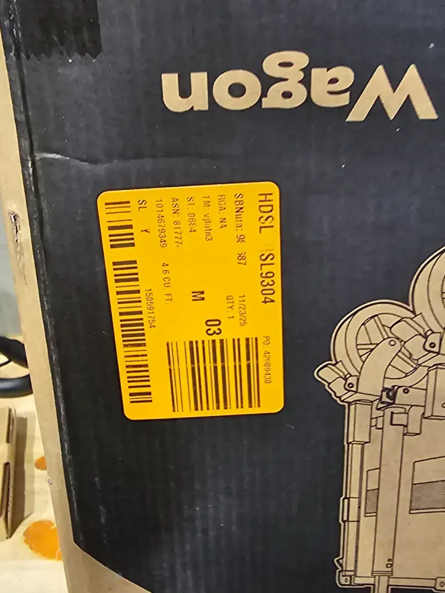 4.6 cu. ft. Steel Collapsible Tailgating Garden Cart with Adjustable Handle, All-Terrain Wheels - image 5