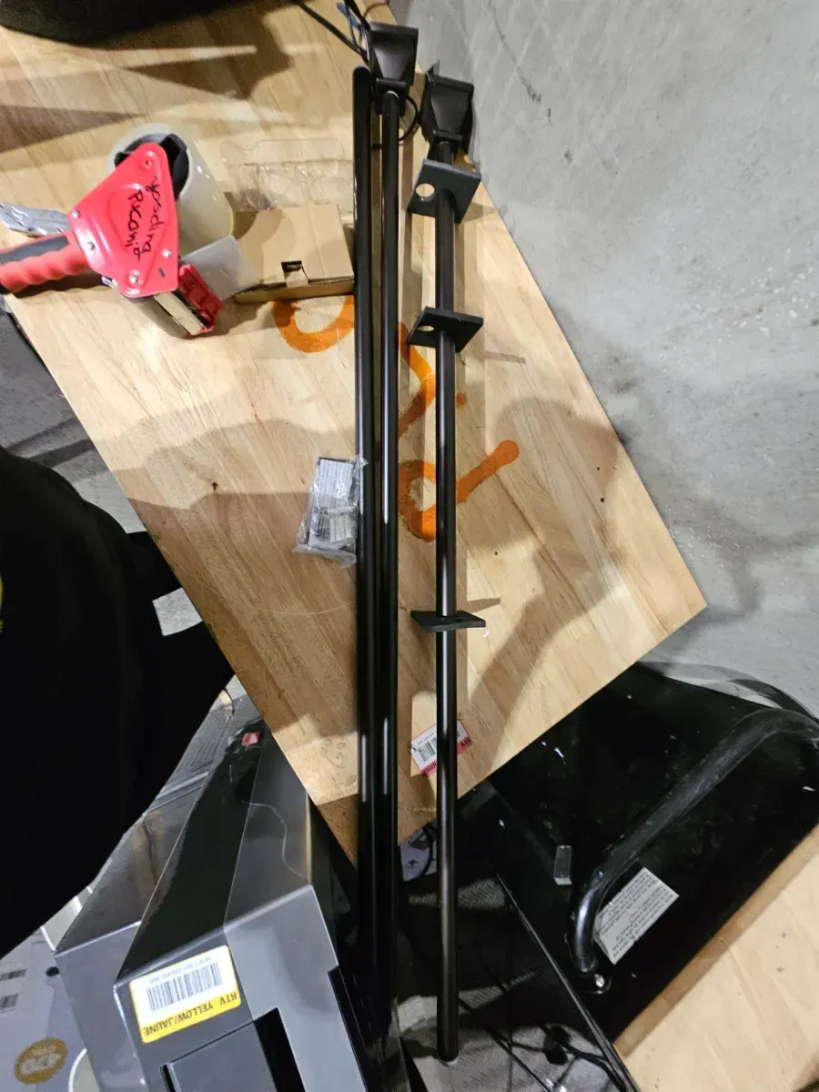 Napoleon 66 in. - 120 in. Adjustable 1 in. Single Curtain Rod Kit in Matte Bronze with Finial - image 2