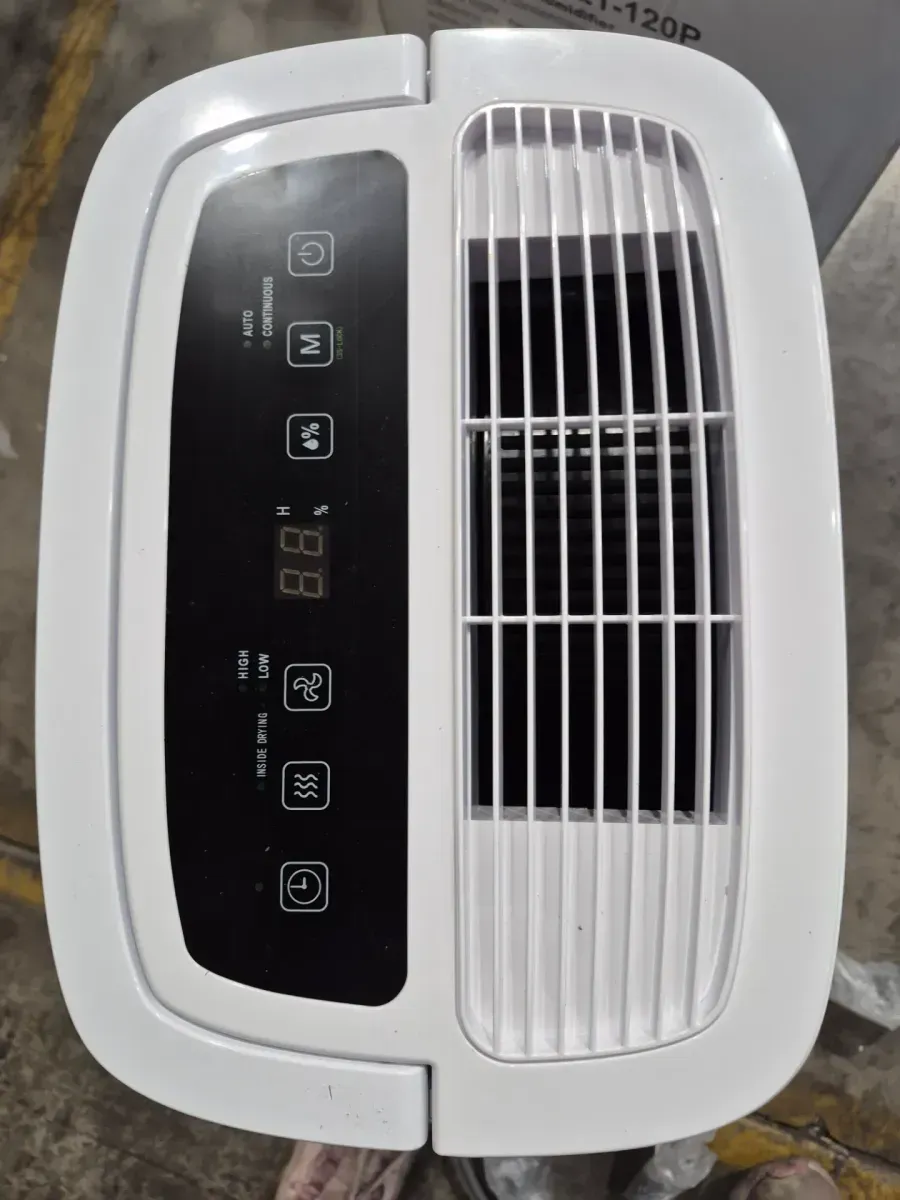 120 pt. 6,000 sq.ft. Dehumidifier in. White with Large Bucket and Drain Hose for Basement, Garage, with Auto Defrost - image 5