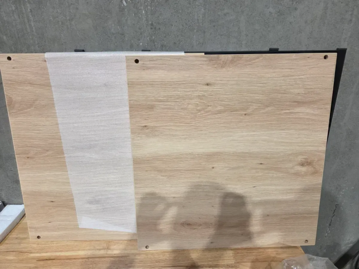 Industrial Style End Table with 2-Tier Storage Shelf - image 2