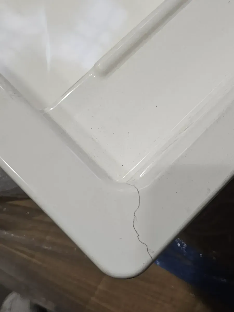 Pet Spa II 21 in. x 11.25 in. x 14 in. Acrylic Square Drop-in Laundry Tub in White - image 4