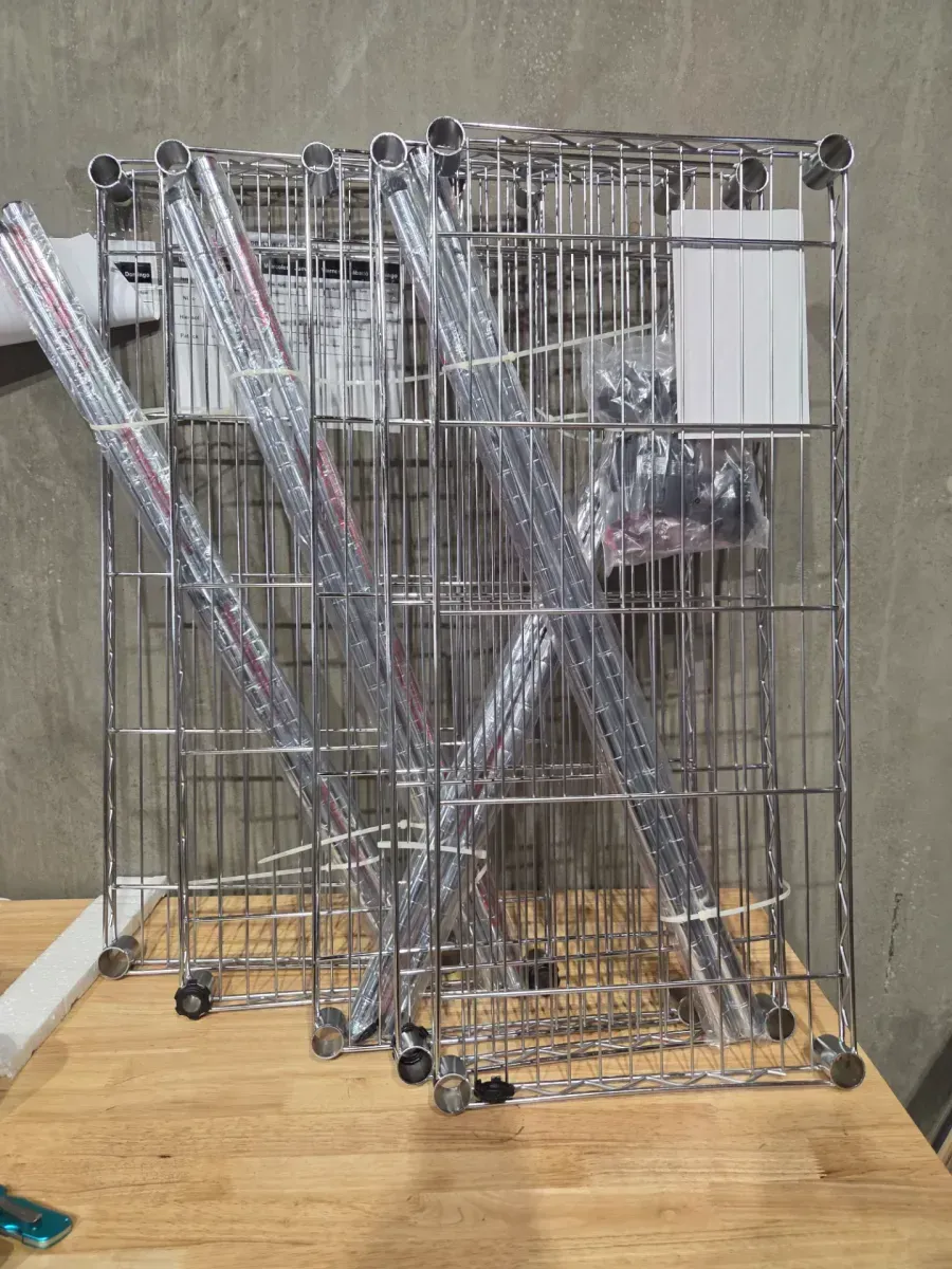 5-Tier Steel Wire Shelving Unit in Chrome (36 in. W x 72 in. H x 16 in. D) - image 2