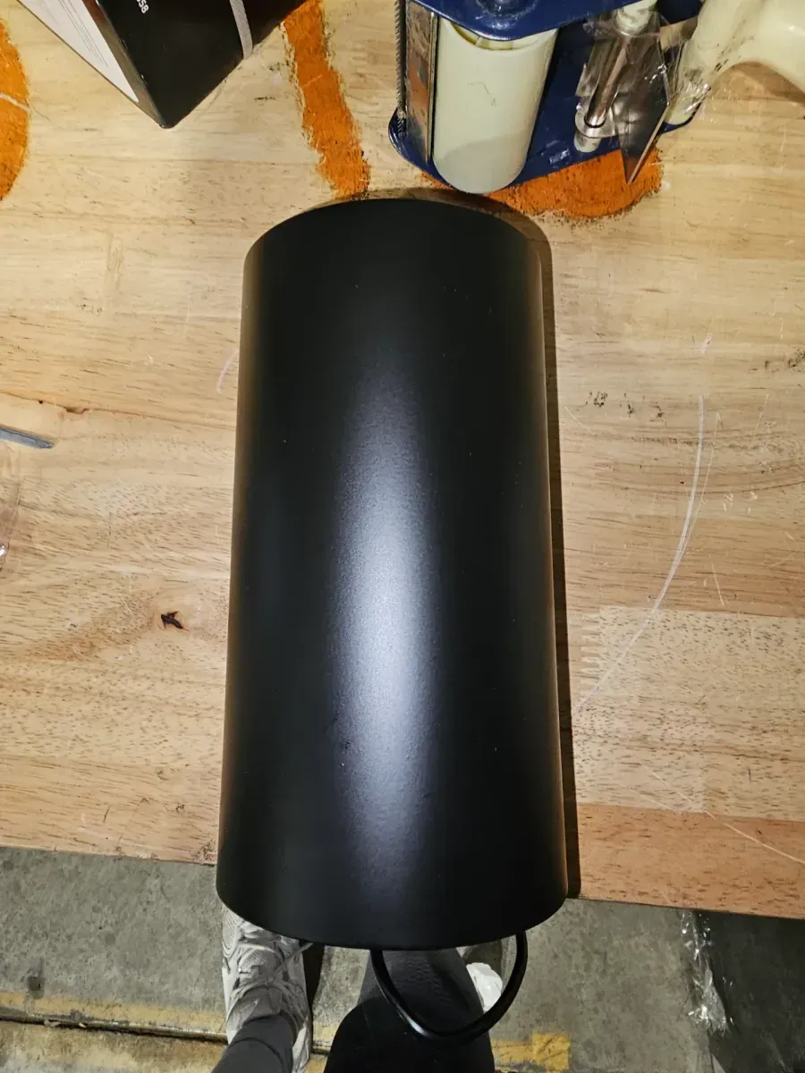 Alton 15-Watt 1 Light Black & Wood Modern 5 CCT Integrated LED Mini Pendant Light Fixture for Kitchen Island - image 2