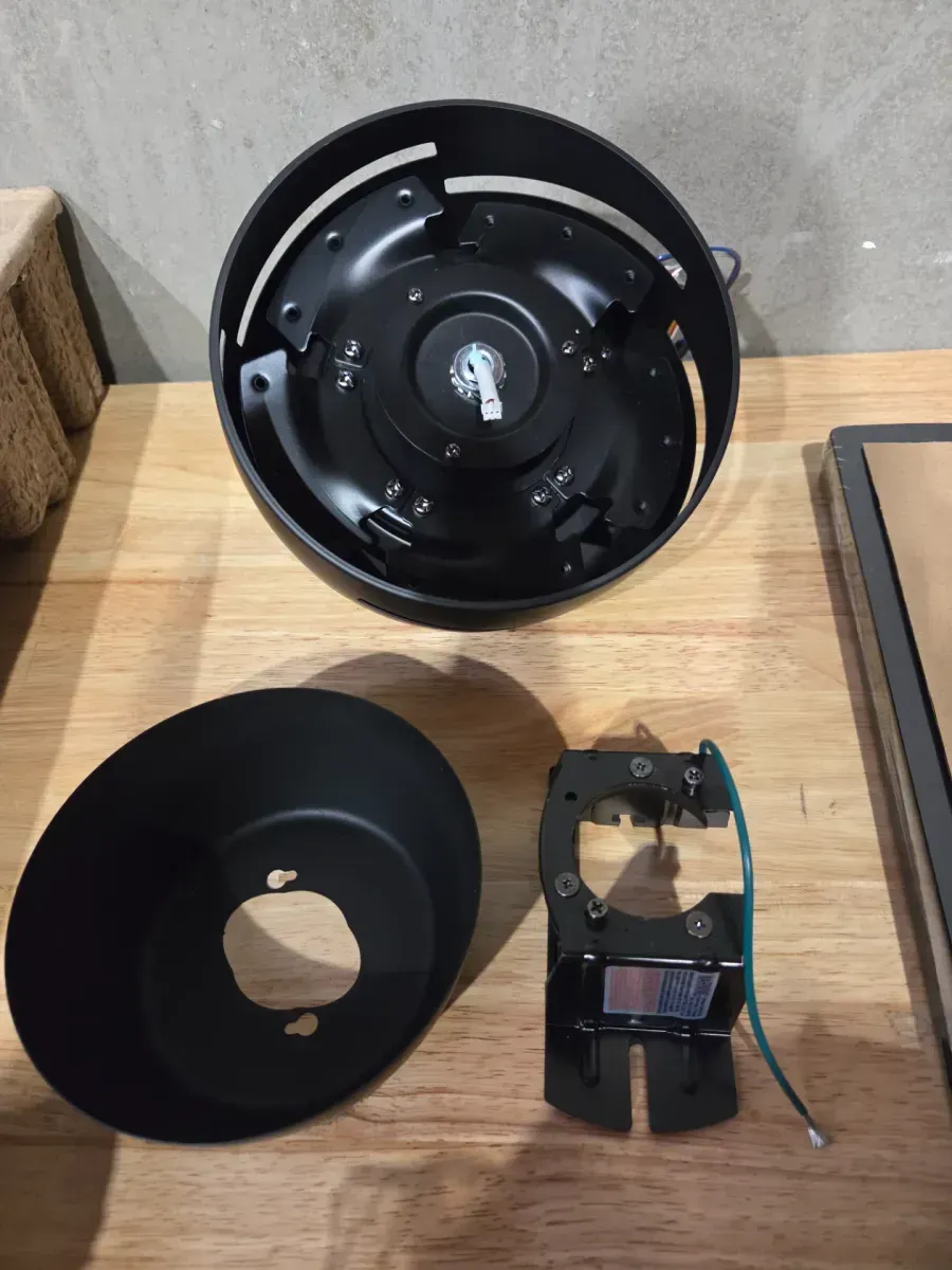 Benning 52 in. Indoor Matte Black Downrod Mount Ceiling Fan with Adjustable White Light LED and Remote Control Included - image 4