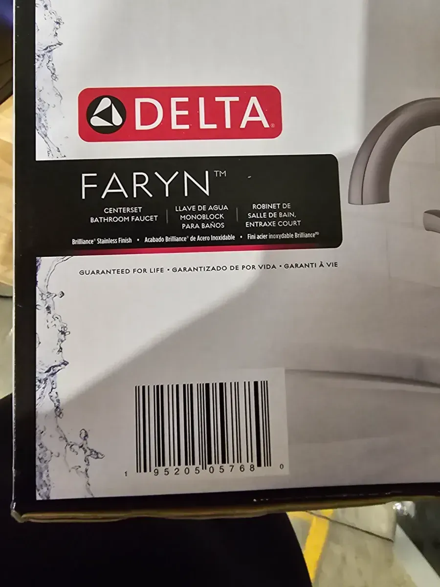 Faryn 4 in. Centerset Double-Handle Bathroom Faucet in Brushed Nickel - image 3